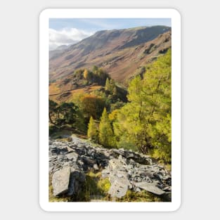 Castle Crag outlook Sticker